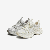 新款 时尚 潮酷运动老爹鞋 百思图2025夏季 厚底女休闲鞋 B1111BM5