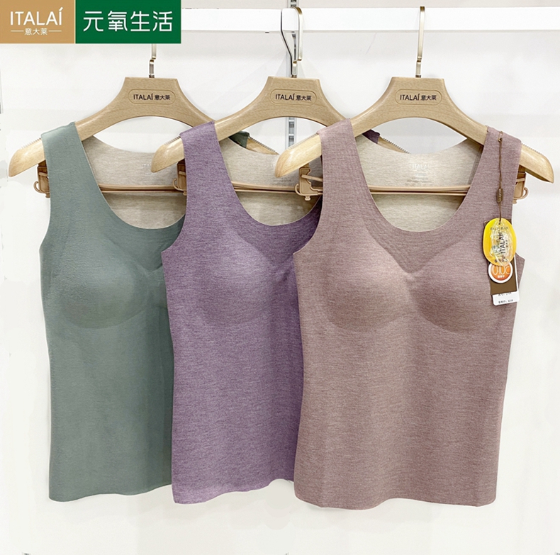 意大莱无痕弹性感女胸垫2764保暖