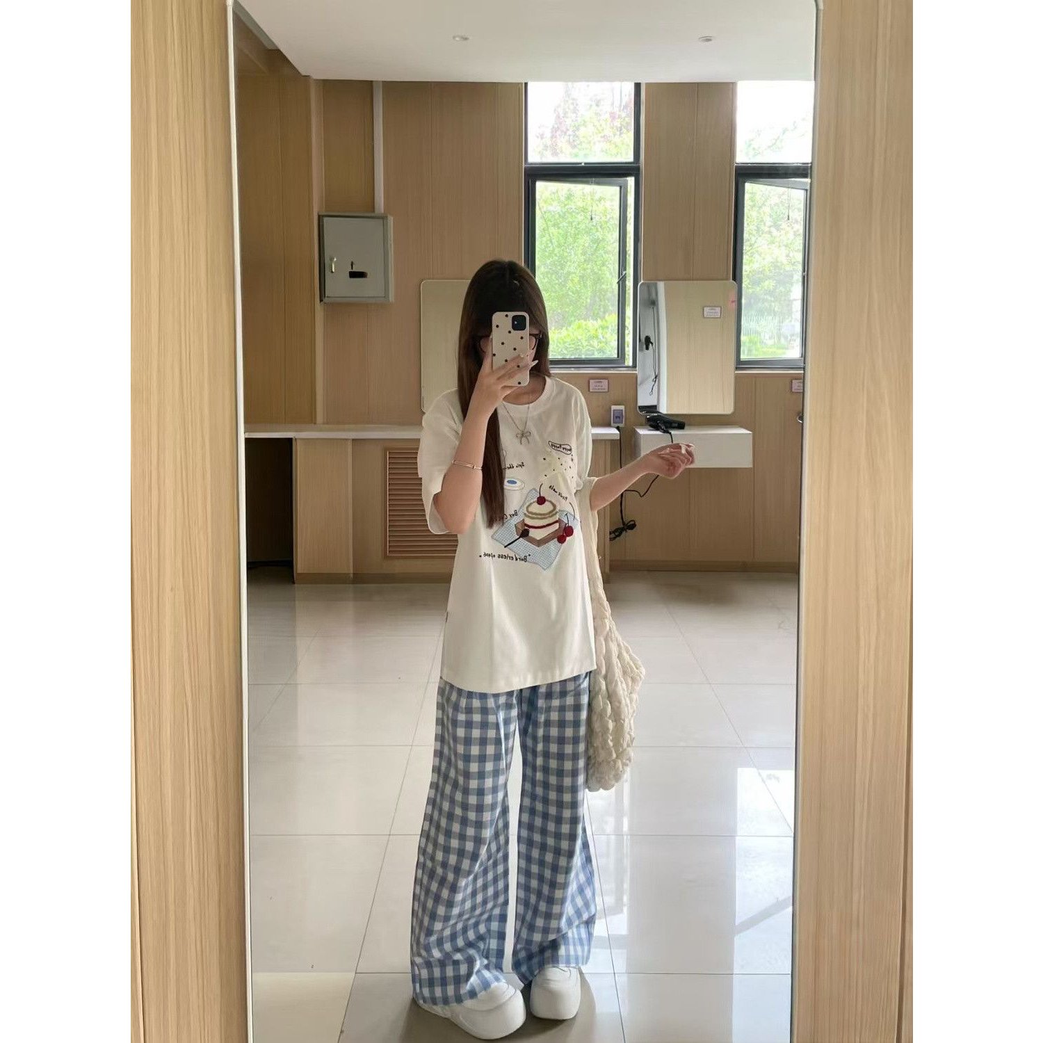 小个子套装新款夏季韩版女学生T时尚套装