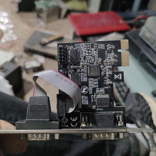 议价亚信AX99100 PCI-E转串口卡，PCI-E x1扩展议价