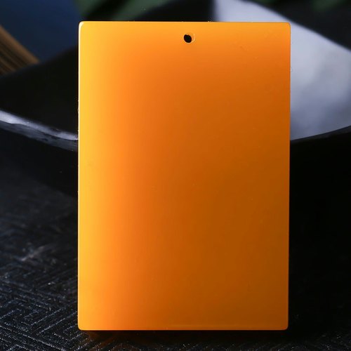 新疆和田羊脂玉黄玉平安无事牌玉牌男女款玉吊坠项链挂件玉蜀黎