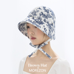 Hat MOREZON 26春夏清凉雏菊侍女帽子 Bonnet Daisy Brown hat