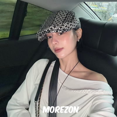 MOREZON【AWESOME NEEDS CLASSIC HUNTING CAP】秋冬格纹前进帽子