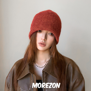 MOREZON【Mossant】25AW秋冬新款潮人休闲百搭针织冰淇淋毛线帽子