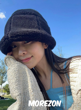 MOREZON【AWESOME NEEDS MUSHROOM HAT】易梦玲同款蘑菇包头帽子