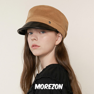 Brown London hat MOREZON Casquette 23秋冬英伦风休闲平顶帽