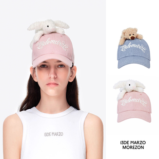 秋冬时尚 MARZO 潮人甜美可爱LOGO卡通玩偶棒球帽 13DE MOREZON