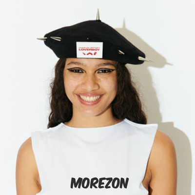 MOREZON【CHARLES JEFFREY LOVERBOY SPIKEY BERET】铆钉贝雷帽子
