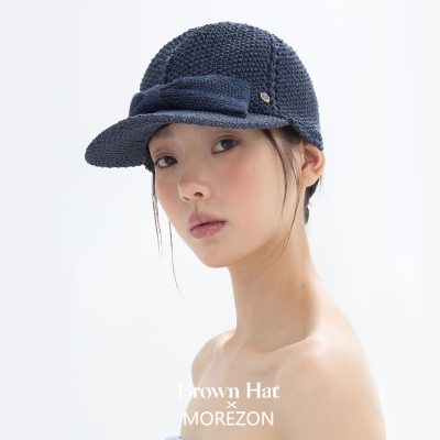 MOREZON【Brown hat Bunny Knitting Cap】26春夏新款针织棒球帽