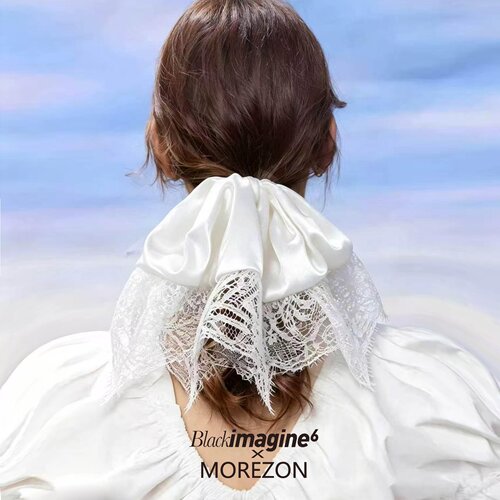 MOREZON【black imagine6】26AW秋冬新款百搭单圈蕾丝拼接发圈女