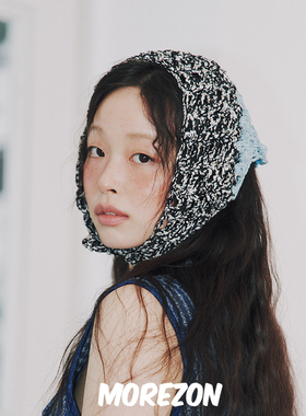 MOREZON【MISU A BARBE WAVE BANDANA】25SS潮人时尚针织波浪头巾