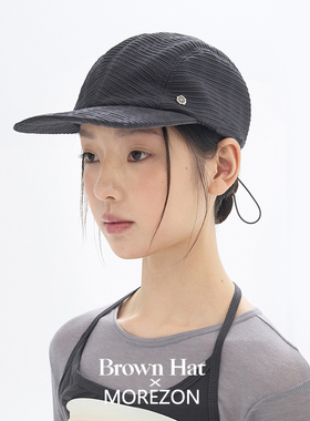 MOREZON【Brown hat Plissé Cap】26春夏新款潮人简约褶皱棒球帽