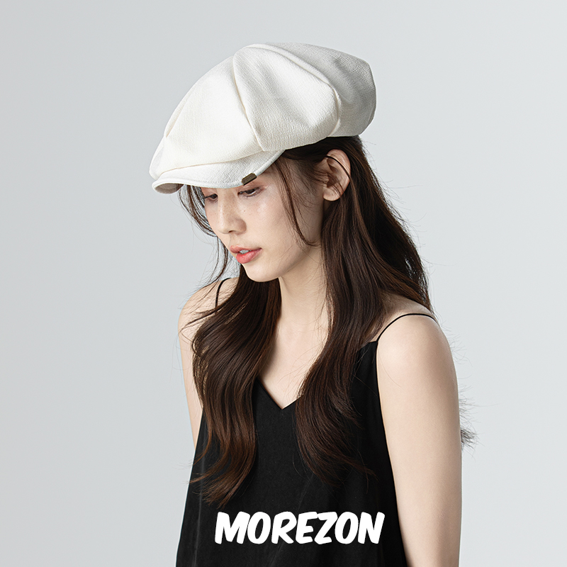 MOREZON【ETRE PAR LEE】25SS春夏潮人百搭轻薄泡泡八角报童帽子