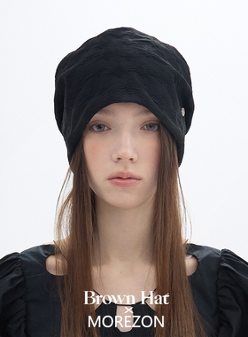 MOREZON【Brown hat Gorp Beanie】26春夏新款潮人时尚个性包头帽