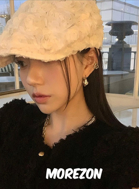 MOREZON【AWESOME NEEDS CLASSIC HUNTING CAP】泫雅鸭舌猎人帽