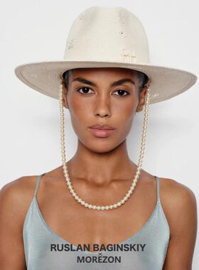 RB MOREZON【Ruslan Baginskiy Fedora Hat】26春夏潮人精致礼帽