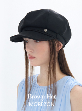 MOREZON【Brown hat Newsboy Casquette】26春夏新款潮人报童帽子