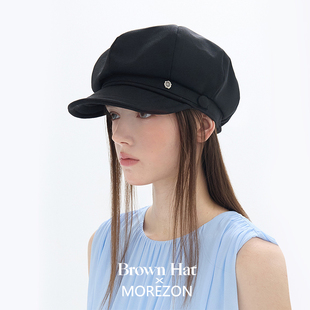 MOREZON【Brown hat Newsboy Casquette】26春夏新款潮人报童帽子