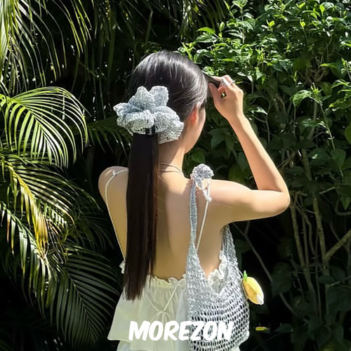 MOREZON【AWESOME NEEDS HANDICRAFT NET SCRUNCHY】25SS网状发圈
