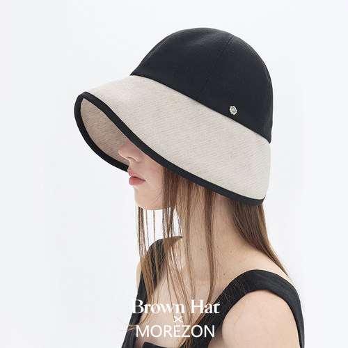 MOREZON【Brown hat Deauville Hat】26春夏新款潮人大檐遮阳帽女