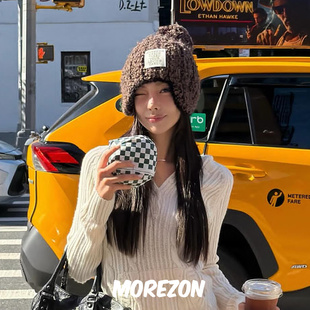 MOREZON【AWESOME NEEDS KNIT EARMUFF HAT】25AW手工护耳针织帽