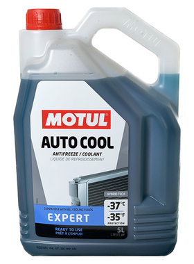 摩特防冻液 -37度 蓝色 5升 法国进口冷却液适配本田日产宝马奔驰