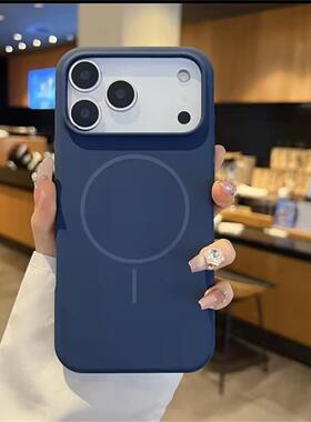 Official Solid Color Liquid Silicone Magsafe Phone Case for iPhone 17 Pro Max iPhone Air Cover手机壳