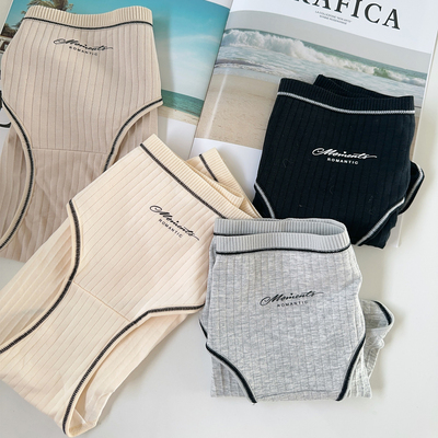 大码纯棉高叉内裤胖MM