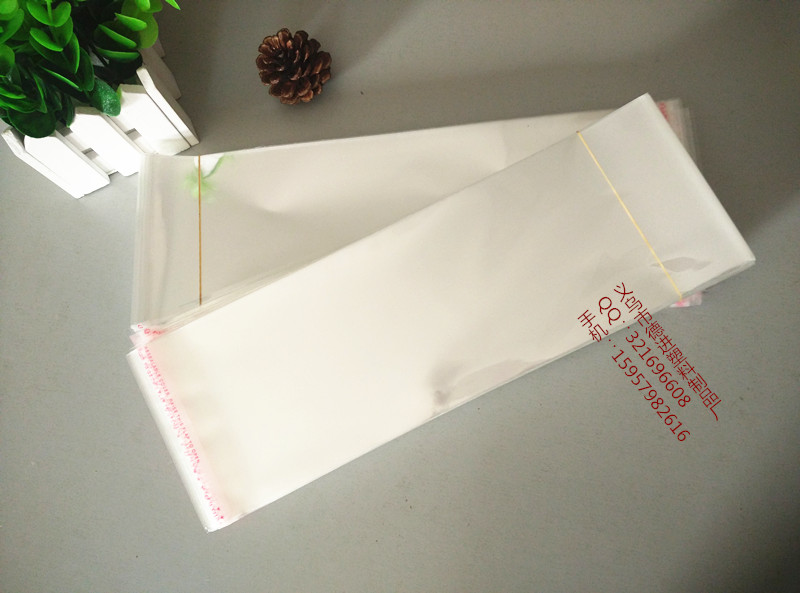 鞋垫包装袋 OPP不干胶自粘袋 透明塑料胶袋 细长袋11*32cm自封袋