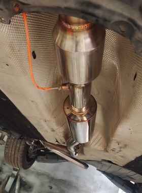 JOKO福特福克斯排气管三缸1.5T改装中尾段阀门鼓遥控声浪原厂位置