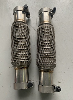 JOKO免焊接汽车货车排气管软连接 波纹管五层加厚304不锈钢38-51