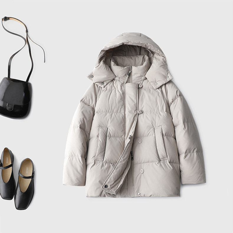 泡芙铠甲宽松泡芙廓形舒适保暖高充绒量羽绒服显瘦超暖基础百搭款