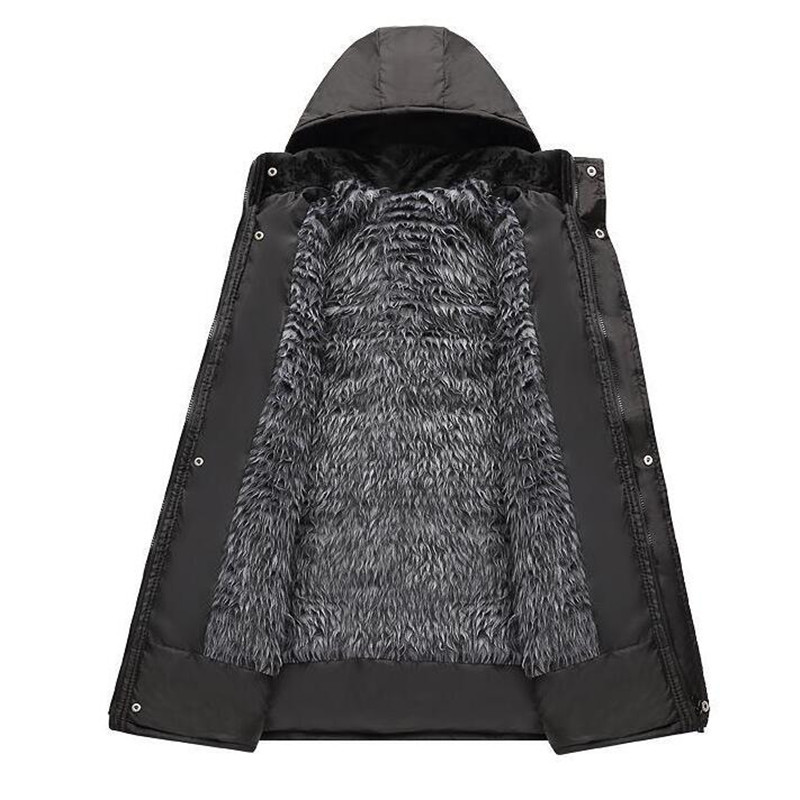 量大差价备货万件冬季爸爸装中老年连帽宽松加厚保暖棉服MY05-P29,男装棉衣,星座1703A