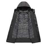 量大差价备货万件冬季爸爸装中老年连帽宽松加厚保暖棉服MY05-P29，男装棉衣，星座1703A