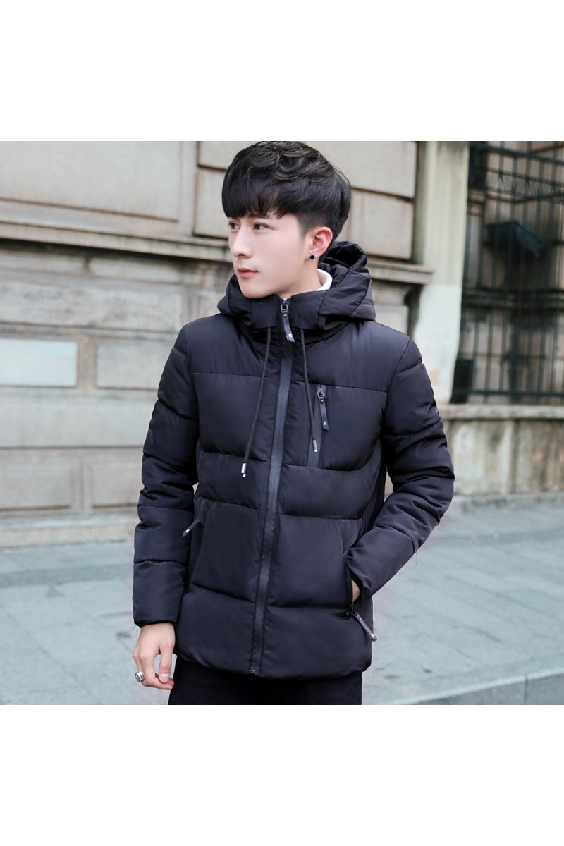 20冬季主推爆款棉衣男韩版修身纯色连帽棉服外套青少年M8868-P45,男装棉衣,星座1703A