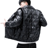 2021亮面棉衣男冬季外套韩版立领修身加厚保暖棉袄棉服S016，男装棉衣，星座1703A