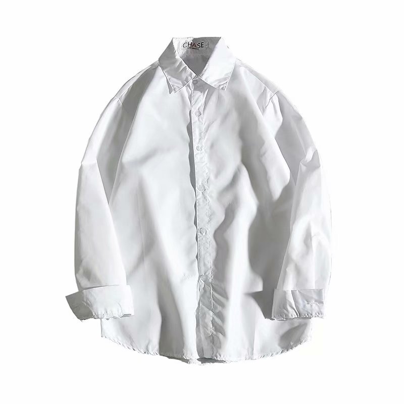 2021春装纯白色长袖衬衫男备货万件S-5XL6492-P13,男装衬衫,星座1703A