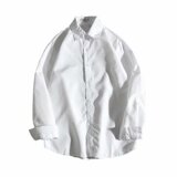 2021春装纯白色长袖衬衫男备货万件S-5XL6492-P13，男装衬衫，星座1703A