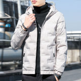 2021年秋冬新款棉衣男短款修身潮流连帽棉服保暖加厚版MY9228，男装棉衣，星座1703A