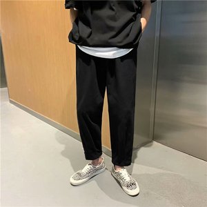 夏季薄款休闲男宽松哈伦束脚裤阔腿灯笼裤秋季九分裤潮 K1123-P25图片