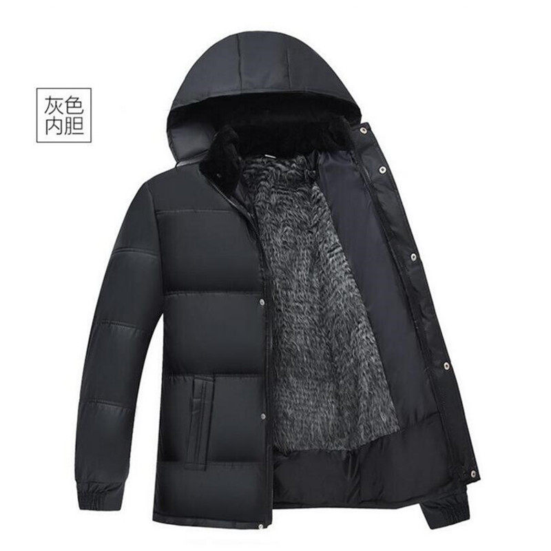 量大差价备货万件冬季爸爸装中老年连帽宽松加厚保暖棉服MY05-P29图片