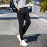 高质量休闲裤男青少年束脚裤皮绳哈伦裤常年不断货K175-P9特价，男装休闲裤，星座1703A