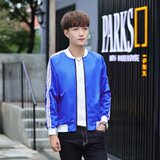 蓝色3杆夹克