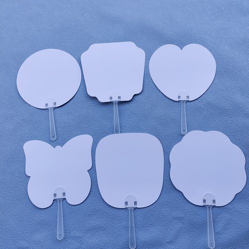 夏日团扇古风款双面团扇五言田字格硬笔书法作品扇子画画扇子