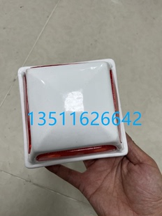 ABS反光立柱帽子交通道路护栏栏杆配件封口盖警示柱安全标识椭圆