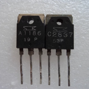 原装拆机 A1186 C2837 2SA1186 2SC2837 音频配对管一对3元