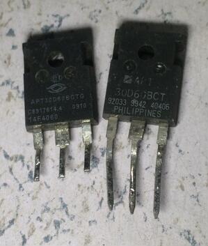 原装进口拆机  APT30D60BCTG 30D60BCT APT30D60BCT 质量保证