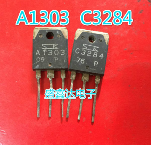A1303 C3284 音频功放对三极管 2SA1303 2SC3284 原装拆机