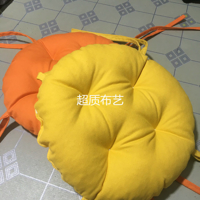 帆布纯色泡泡棉圆形板凳子坐垫 高脚凳椅垫  窝窝椅摇椅 小圆凳垫,居家布艺,椅垫,淘宝优惠券,粉丝福利购,淘宝优惠卷