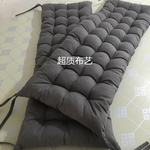 帆布加厚长方形凳子垫实木